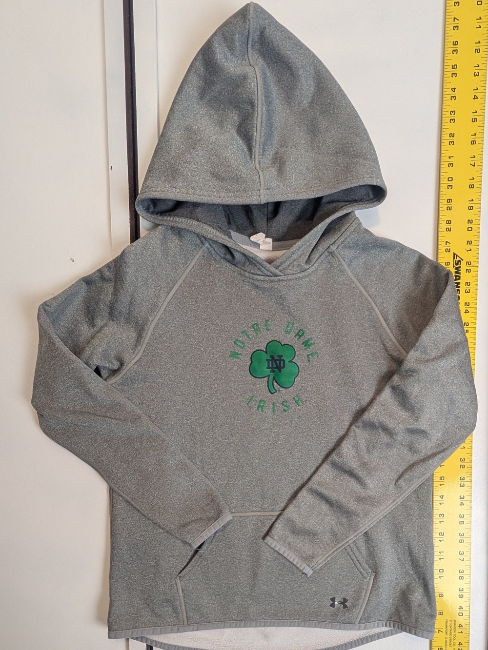 Notre Dame Irish Gray Hooded Sweatshirt